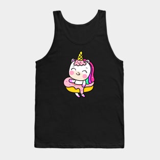 Donuts Unicorn Chubby Tank Top